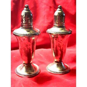 Vintage Duchin Creation Weighted Sterling Silver Salt & Pepper Shakers 290g Pair